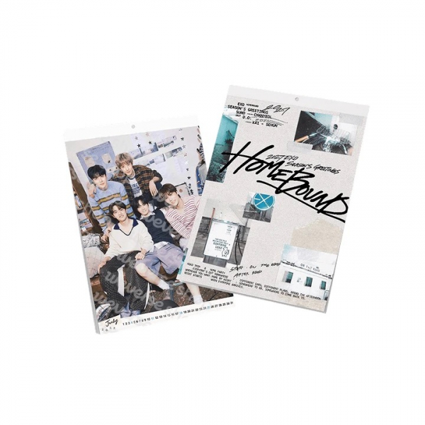 Exo - 2027 Seasons Greetings (Wall Calendar) in the group MERCHANDISE / Merch / Kommande / K-Pop at Bengans Skivbutik AB (5695493)