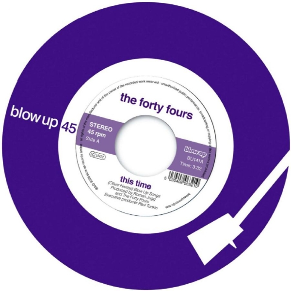 The Forty Fours - This Time / Back To My Baby in the group VINYL / Upcoming releases / Pop-Rock at Bengans Skivbutik AB (5695675)