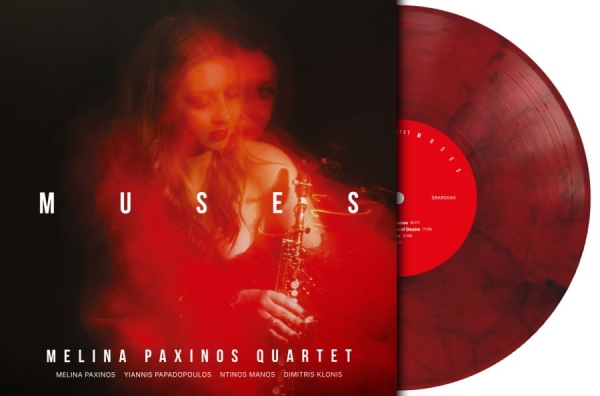 Melina Paxinos Quartet - Muses (Red Marbled Vinyl Lp) in the group VINYL / Upcoming releases / Jazz at Bengans Skivbutik AB (5695839)