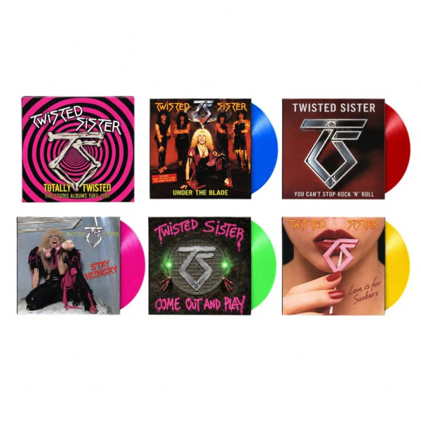 Twisted Sister - Totally Twisted - The Studio Albums (5LP Boxset) in the group VINYL / Pop-Rock at Bengans Skivbutik AB (5696133)
