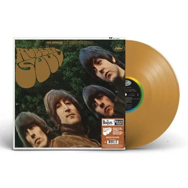The Beatles - Rubber Soul (RSD US Album Gold Vinyl) in the group VINYL / Upcoming releases / Pop-Rock at Bengans Skivbutik AB (5696150)