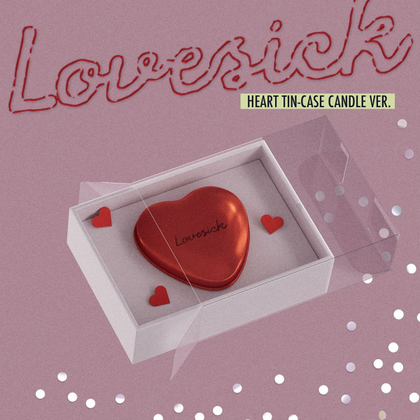 Chaeryeong - Lovesick (Heart Tin-Case Candle Ver.) in the group CD / Upcoming releases / K-Pop at Bengans Skivbutik AB (5696501)