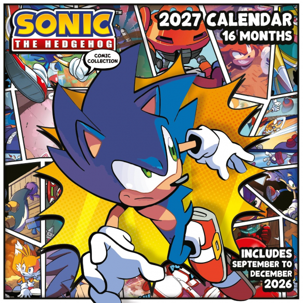 Sonic The Hedgehog - 2027 30X30 Square Calendar in the group MERCH / Gadgets / Calendars at Bengans Skivbutik AB (5696520)