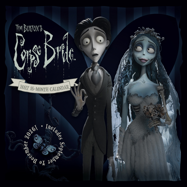 Corpse Bride - 2027 30X30 Square Calendar in the group MERCH / Gadgets / Calendars at Bengans Skivbutik AB (5696523)