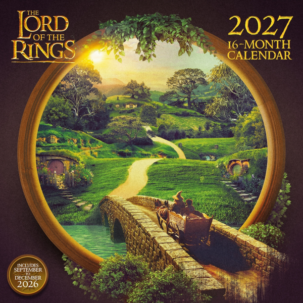 The Lord Of The Rings - 2027 30X30 Square Calendar in the group MERCH / Gadgets / Calendars at Bengans Skivbutik AB (5696525)