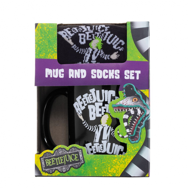 Beetlejuice - Mug & Sock Set in the group MERCH / Home & decor / Mugs at Bengans Skivbutik AB (5696533)
