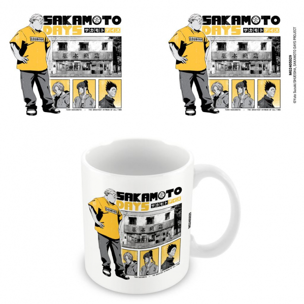 Sakamoto Days - Hitman White Pod Mug in the group MERCH / Home & decor / Mugs at Bengans Skivbutik AB (5696536)