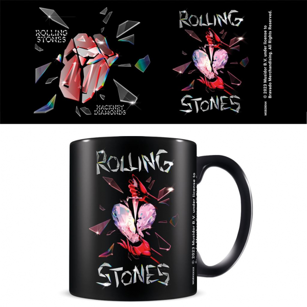 The Rolling Stones - Hackney Diamonds Black Pod Mug in the group MERCH / Home & decor / Mugs at Bengans Skivbutik AB (5696550)