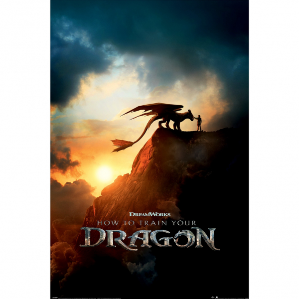 How To Train Your Dragon - Movie Poster) Maxi Poster  91,5 X 61 Cm in the group MERCH / Posters at Bengans Skivbutik AB (5696558)