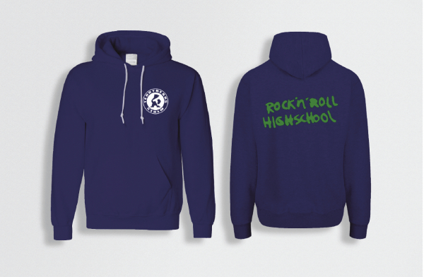 Teddybears - Tb Logo / Rnr Hs (Hoodie Blue) in the group MERCH / Clothing / Hoodies at Bengans Skivbutik AB (5696646r)