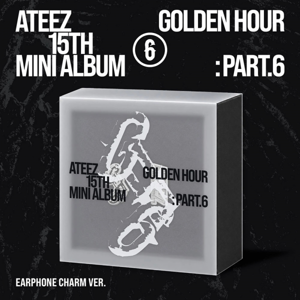 Ateez - Golden Hour : Part.6 (Earphone Charm Ver.) in the group MERCHANDISE / Merch+Code / Kommande / K-Pop at Bengans Skivbutik AB (5696765)