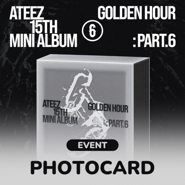 Ateez - Golden Hour : Part.6 (Earphone Charm Ver.) + WM in the group MERCHANDISE / Merch+Code / Kommande / K-Pop at Bengans Skivbutik AB (5696766)