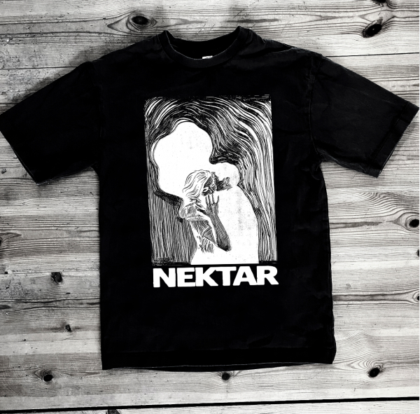 Nektar - T-Shirt - Black - Nektar X Robert Hurula in the group MERCH / Clothing / T-shirts at Bengans Skivbutik AB (5696844r)