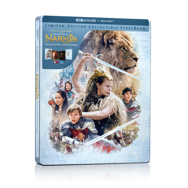 Movie - The Chronicles Of Narnia: The Lion Witch And The Wardrobe (Ltd Steelbook 2-disc / 4K UHD + Blu-ray) in the group Movies / Film UHD-4K / Adventure at Bengans Skivbutik AB (5697352)
