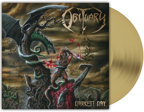 Obituary - Darkest Day (Reissue) in the group VINYL / Upcoming releases / Hårdrock at Bengans Skivbutik AB (5697432)