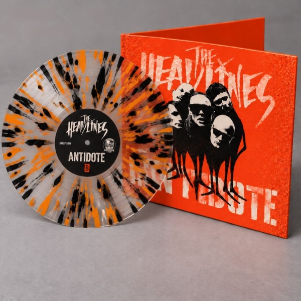 Headlines The - Antidote (Transparent Orange Black in the group VINYL / Bestsellers at Bengans Skivbutik AB (5697691)