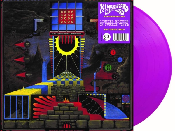 King Gizzard And The Lizard Wizard - Polygondwanaland (Purple Vinyl Lp) in the group VINYL / Pop-Rock at Bengans Skivbutik AB (5698009)