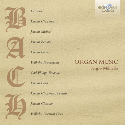 Bach - Family - Organ Music in the group CD / Klassiskt at Bengans Skivbutik AB (570310)