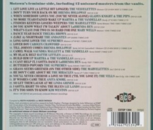 Various Artists - Finders Keepers - Motown Girls 1961 in the group CD / RNB, Disco & Soul at Bengans Skivbutik AB (571414)