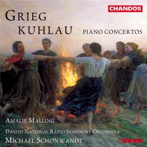 Khulau / Grieg - Piano Concertos in the group Externt_Lager /  at Bengans Skivbutik AB (572151)