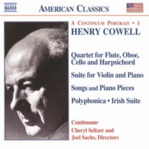 Cowell Henry - Piano Chamber & Vocal Works 1 in the group Externt_Lager /  at Bengans Skivbutik AB (580623)
