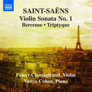 Saint-Saens - Works For Violin And Piano Vol 1 in the group Externt_Lager /  at Bengans Skivbutik AB (581180)