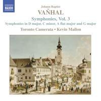 Vanhal Johann Baptist - Symfonier, Vol 3 in the group CD / Klassiskt at Bengans Skivbutik AB (581519)