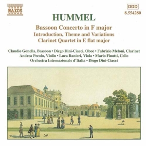 Hummel Johann Nepomuk - Bassoon Concerto in the group Externt_Lager /  at Bengans Skivbutik AB (585397)