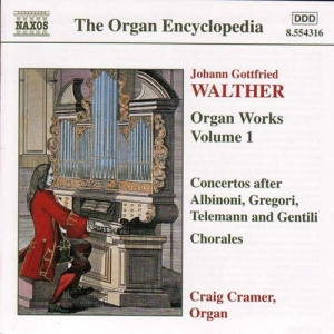 Walther Johann Gottfried - Organ Works Vol 1 in the group Externt_Lager /  at Bengans Skivbutik AB (588504)
