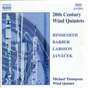 Various - 20Th Century Wind Quintets in the group Externt_Lager /  at Bengans Skivbutik AB (589167)