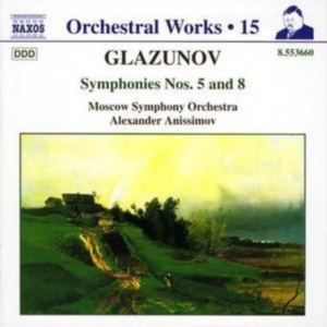 Glazunov Alexander - Symphonies 5 & 8 in the group Externt_Lager /  at Bengans Skivbutik AB (590951)