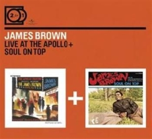 Brown James - 2For1 Live At Apollo/Soul On Top in the group CD / Pop at Bengans Skivbutik AB (591076)