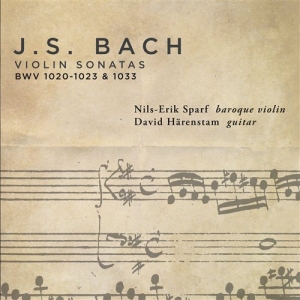Nils-Erik Sparf/ David Härenstam - Bach: Violinsonater in the group Externt_Lager /  at Bengans Skivbutik AB (593248)