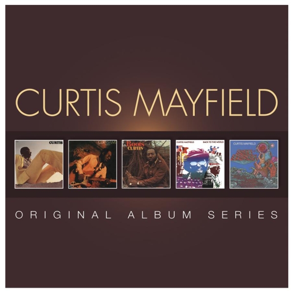 Curtis Mayfield - Original Album Series in the group CD / RNB, Disco & Soul at Bengans Skivbutik AB (612356)
