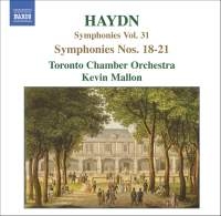 Haydn - Symphonies Nos. 18-21 in the group Externt_Lager /  at Bengans Skivbutik AB (621302)