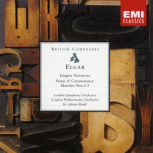 SIR ADRIAN BOULT/LONDON SYMPHO - ELGAR: ENIGMA VARIATIONS - POM in the group CD / Klassiskt at Bengans Skivbutik AB (621726)