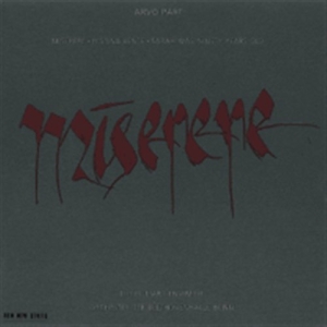 Pärt Arvo - Miserere in the group Externt_Lager /  at Bengans Skivbutik AB (626448)
