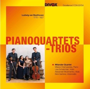 Beethoven - Piano Quartets in the group Externt_Lager /  at Bengans Skivbutik AB (631568)