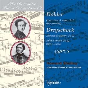 Döhler / Dreyschock - The Romantic Piano Concerto Vol 61 in the group Externt_Lager /  at Bengans Skivbutik AB (631664)