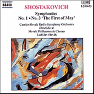 Shostakovich Dmitry - Symphonies 1 & 3 in the group CD / Klassiskt at Bengans Skivbutik AB (633710)