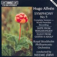 Alfven Hugo - Symphony 5 in the group Externt_Lager /  at Bengans Skivbutik AB (635276)
