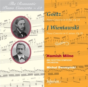 Goetz / Wieniawski - The Romantic Piano Concerto Vol 52 in the group Externt_Lager /  at Bengans Skivbutik AB (636716)