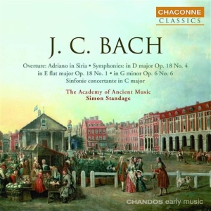 J.C. Bach - Symphonies 4 & 6 / Symphony Fo in the group CD / Klassiskt at Bengans Skivbutik AB (637823)