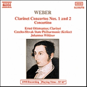 Weber Carl Maria Von - Clarinet Concertos 1 & 2 in the group Externt_Lager /  at Bengans Skivbutik AB (638041)