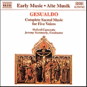 Gesualdo Carlo - Sacred Music 5 Voices in the group Externt_Lager /  at Bengans Skivbutik AB (638347)
