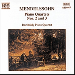 Mendelssohn Felix - Piano Quartets 2 & 3 in the group Externt_Lager /  at Bengans Skivbutik AB (641869)