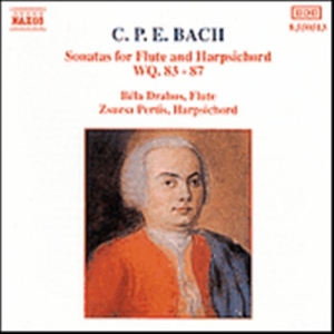 Bach Carl Philipp Emanuel - Flute Sonatas in the group Externt_Lager /  at Bengans Skivbutik AB (648020)