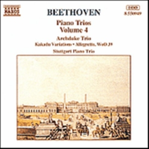 Beethoven Ludwig Van - Piano Trios Vol 4 in the group CD / Klassiskt at Bengans Skivbutik AB (648035)