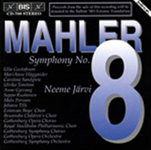 Mahler Gustav - Symphony 8 (Järvi) in the group Externt_Lager /  at Bengans Skivbutik AB (651090)