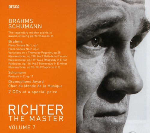 Richter Sviatoslav Piano - Plays Schumann/Brahms Master Vol 7 in the group CD / Klassiskt at Bengans Skivbutik AB (653631)